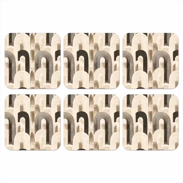 Onderzetter - Abstract - Patroon - Bogen — 1