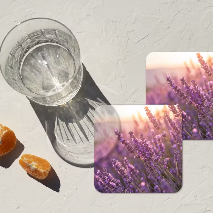 Onderzetter - Lavendel - Paars - Zonlicht — 3