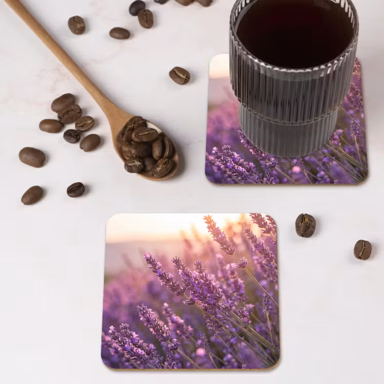 Onderzetter - Lavendel - Paars - Zonlicht — 4