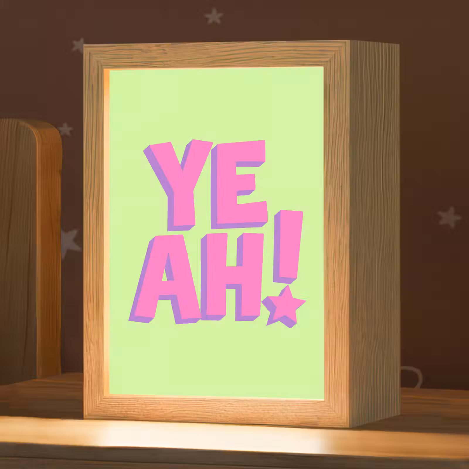 Nachtlampje - Groen - Neon - Quote — 1
