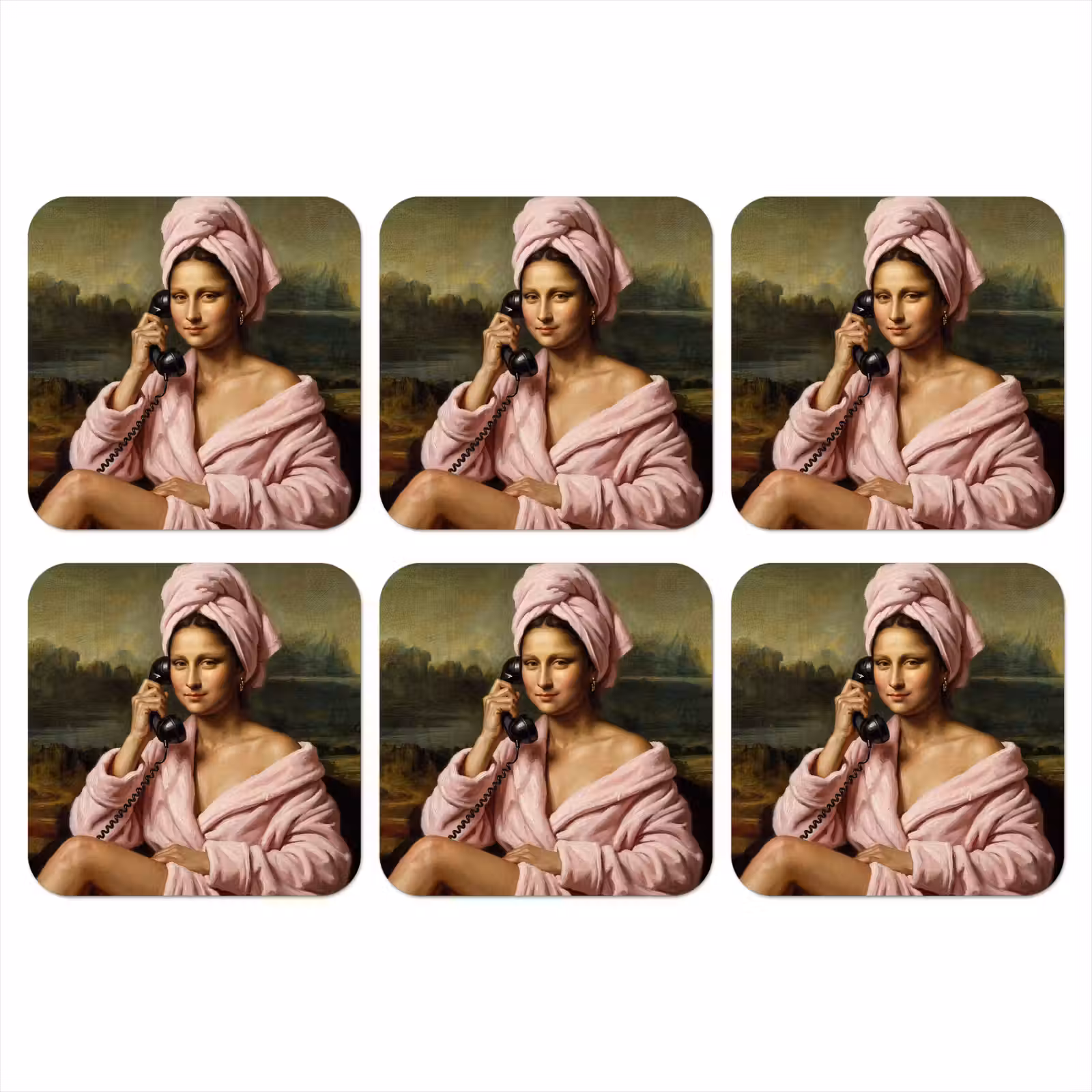 Onderzetter - Mona - Klassiek - Roze — 1