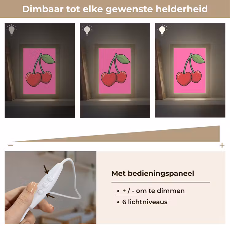Nachtlampje - Kers - Roze - Fruit — 6