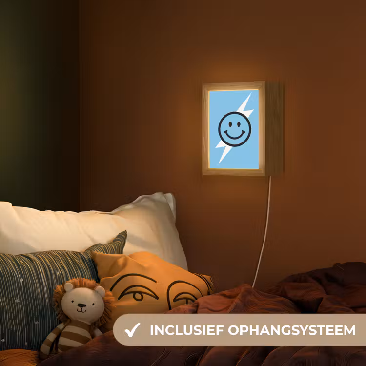 Nachtlampje - Smiley - Blauw - Bliksem — 3
