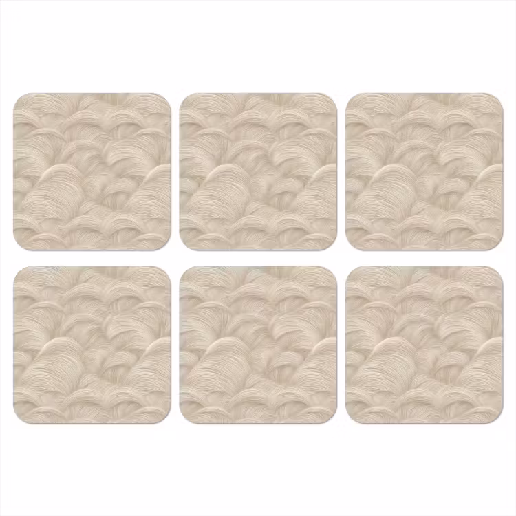 Onderzetter - Bogen - Patroon - Beige — 1