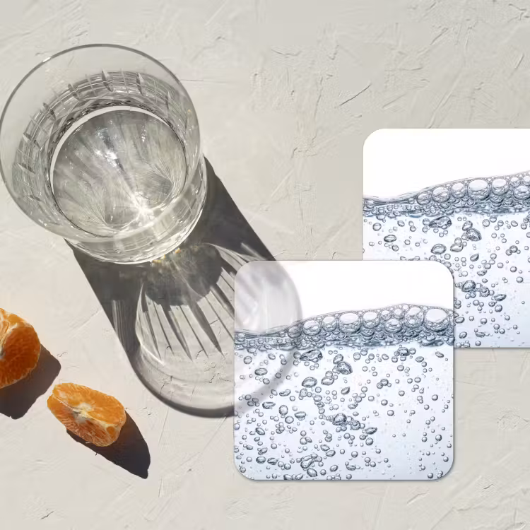 Onderzetter - Luchtbellen - Water - Dynamisch — 3