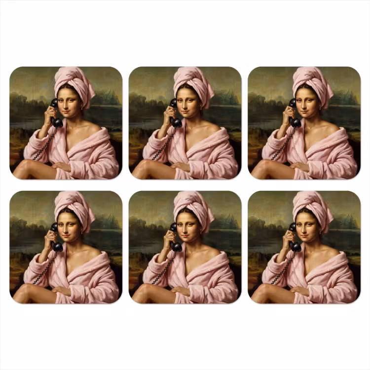 Onderzetter - Mona - Klassiek - Roze — 1