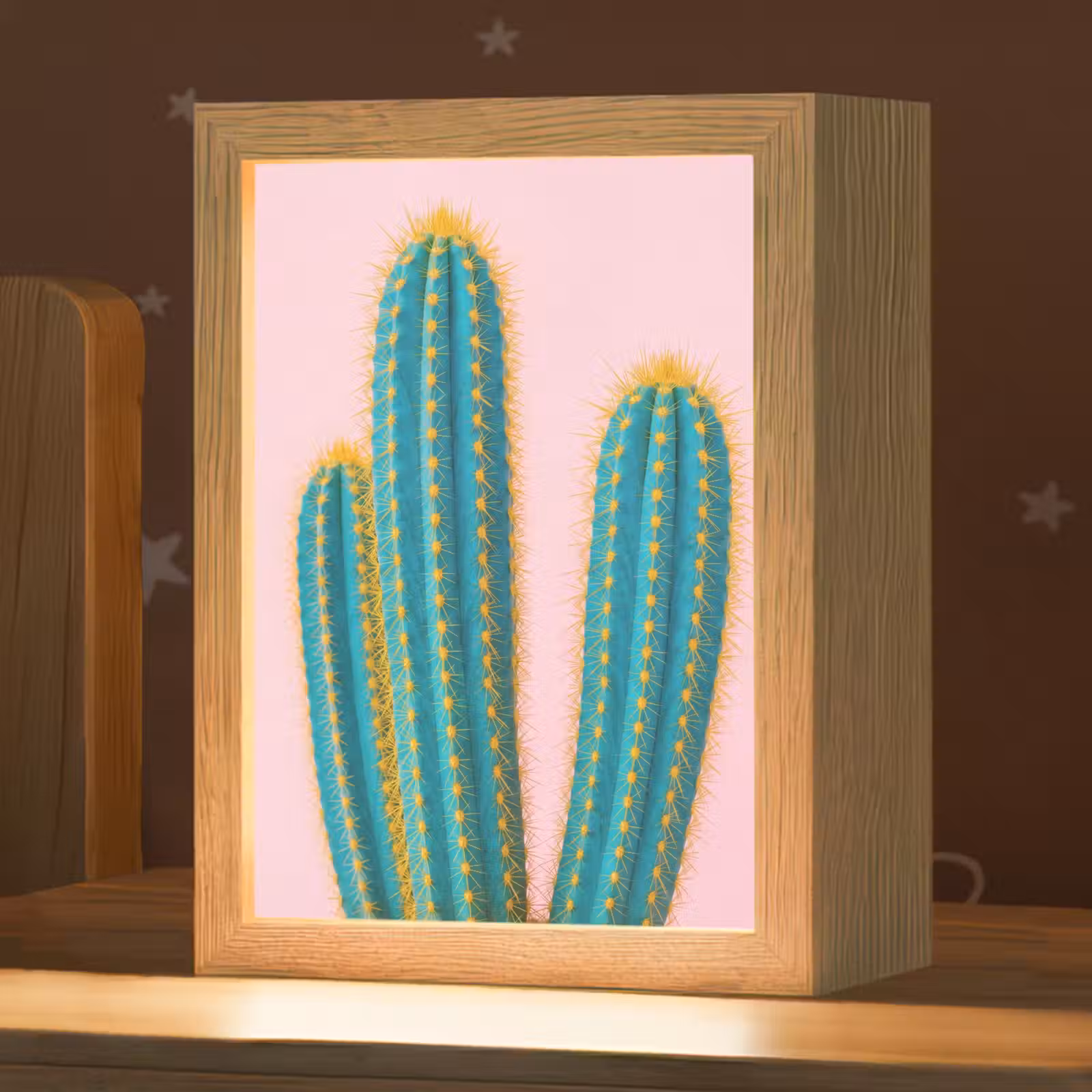 Nachtlampje - Cactussen - Modern - Pastel — 1
