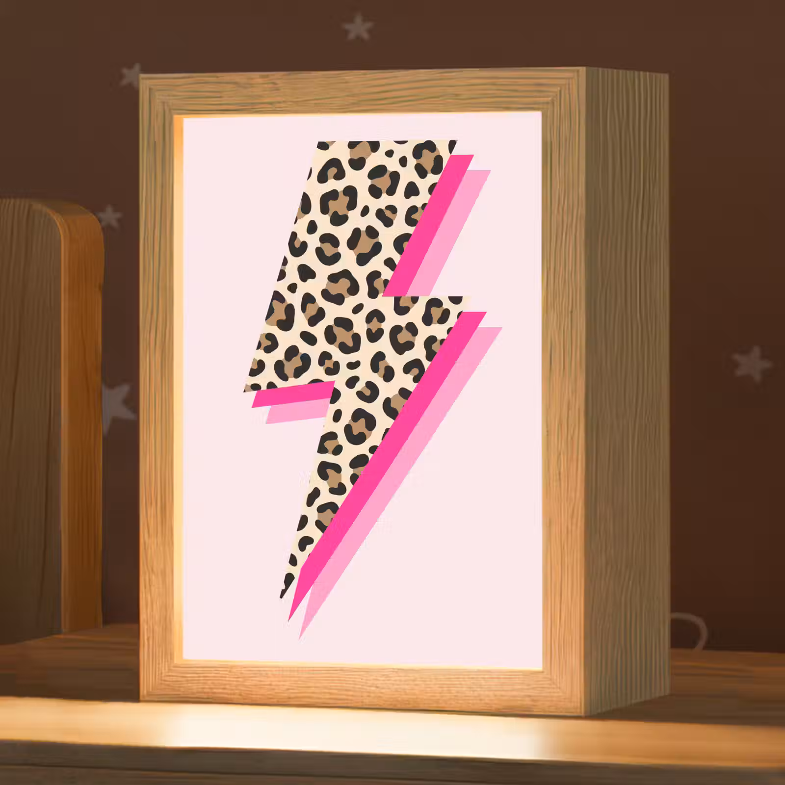 Nachtlampje - Stippen - Roze - Bliksem — 1
