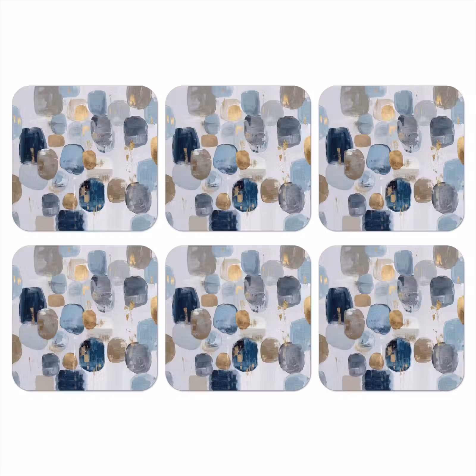 Onderzetter - Abstract - Goud - Vormen — 1
