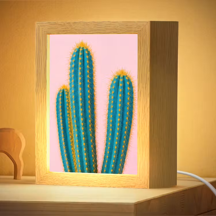 Nachtlampje - Cactussen - Modern - Pastel — 4