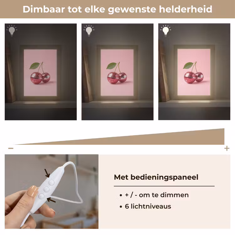 Nachtlampje - Disco - Kersen - Roze — 6
