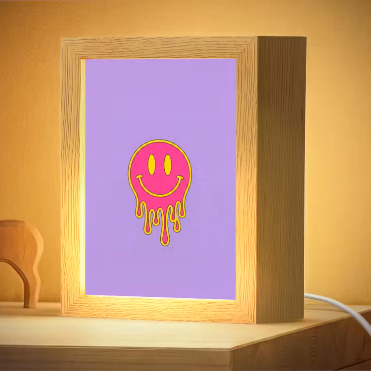 Nachtlampje - Smiley - Drip - Neon — 4