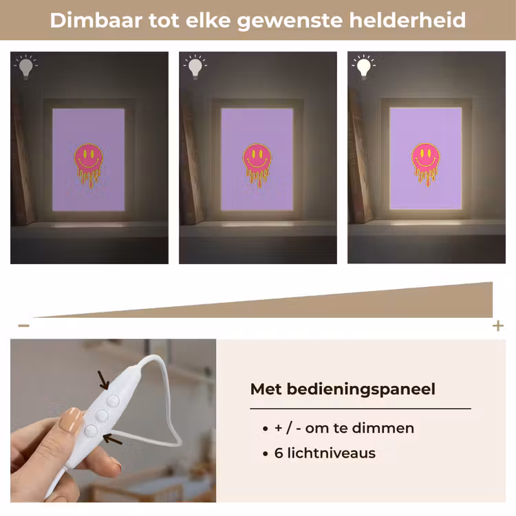 Nachtlampje - Smiley - Drip - Neon — 6