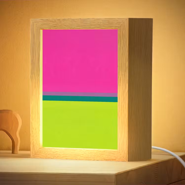 Nachtlampje - Strepen - Modern - Kleurrijk — 4