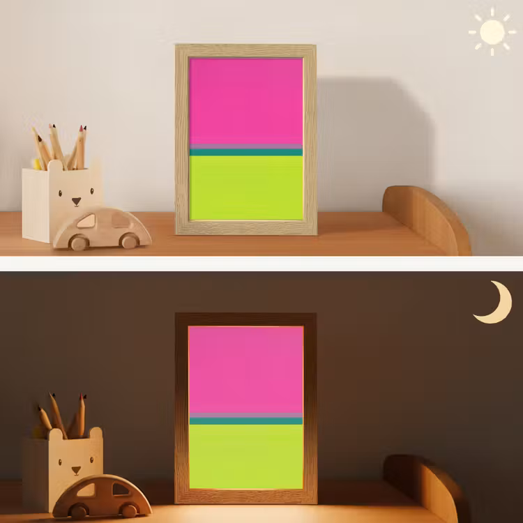 Nachtlampje - Strepen - Modern - Kleurrijk — 7
