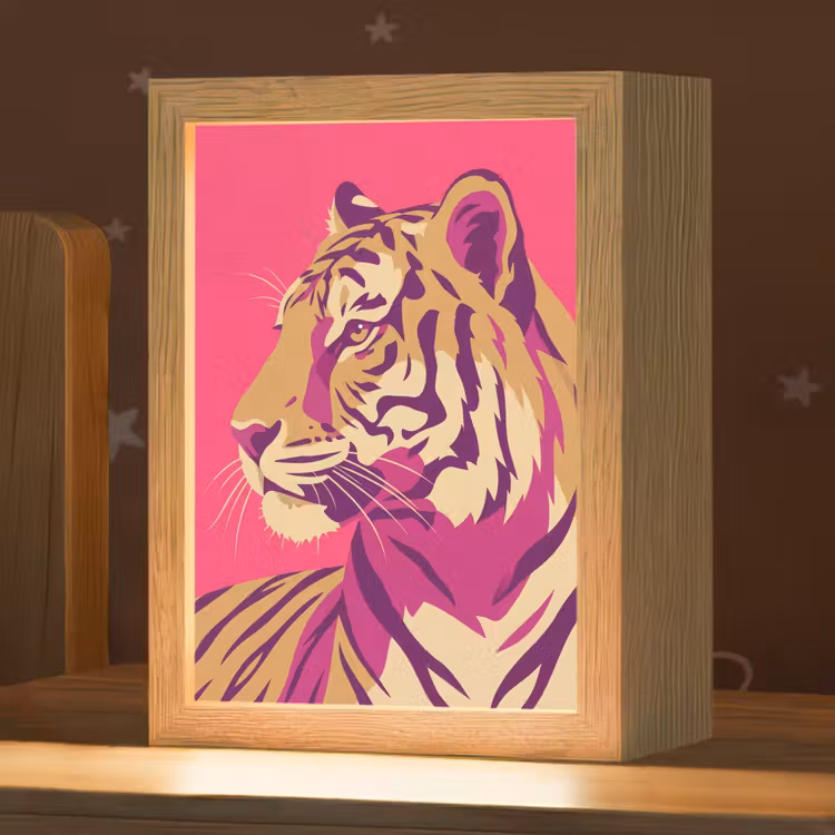 Nachtlampje - Tijger - Modern - Neon — 1