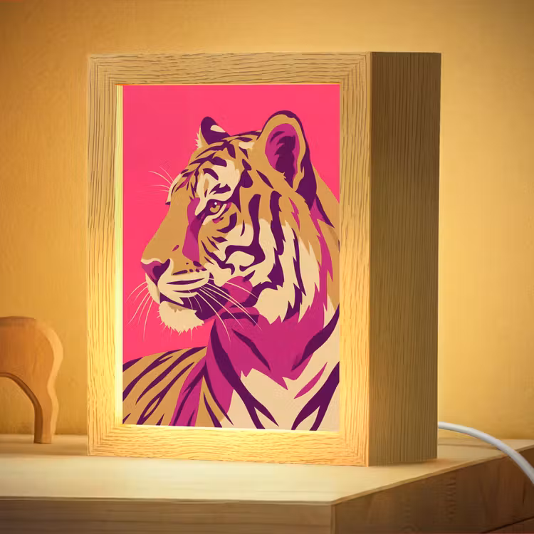 Nachtlampje - Tijger - Modern - Neon — 4