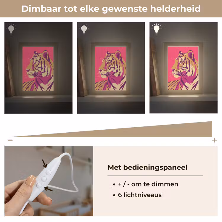 Nachtlampje - Tijger - Modern - Neon — 6