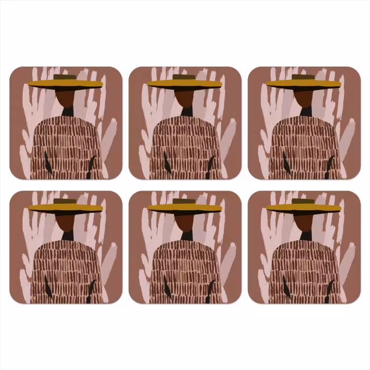Onderzetter - Abstract - Figuur - Illustratie - Hoed — 1