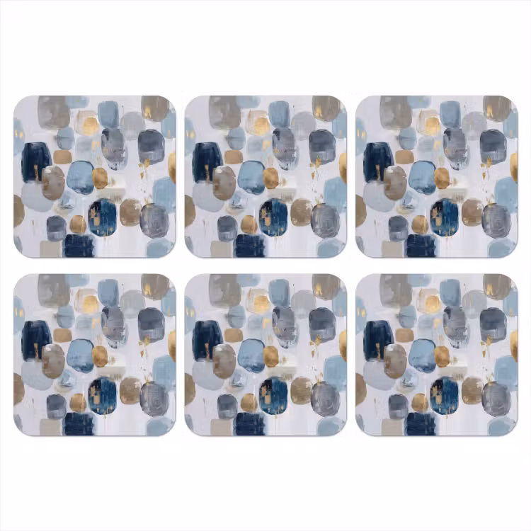 Onderzetter - Abstract - Goud - Vormen — 1