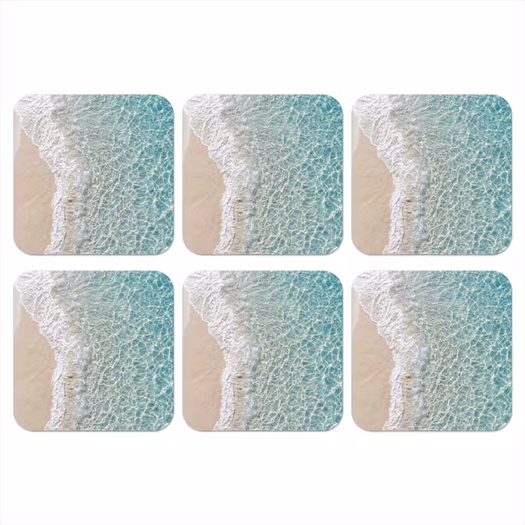 Onderzetter - Kust - Zand - Blauw — 1