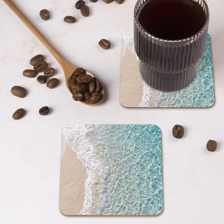 Onderzetter - Kust - Zand - Blauw — 4