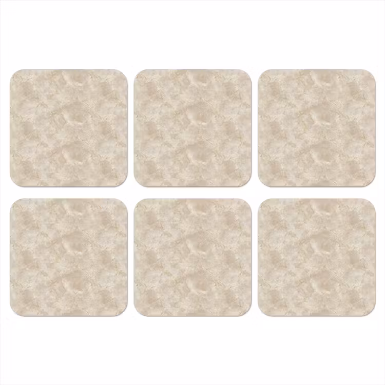 Onderzetter​ - Lichtbeige - Marmer - Aders — 1