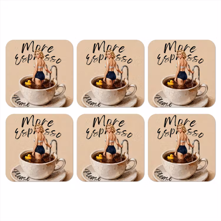 Onderzetter - More espresso - Koffie - Eend — 1