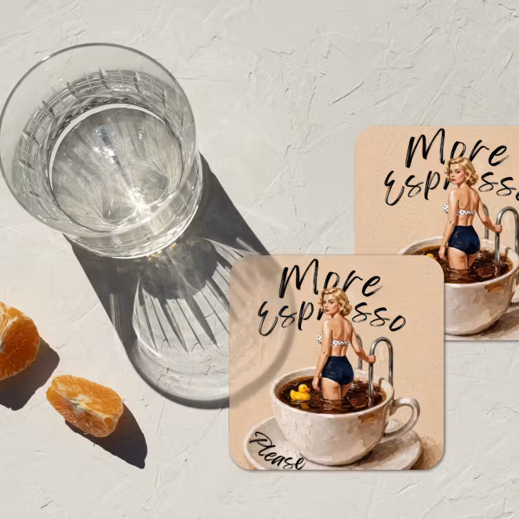 Onderzetter - More espresso - Koffie - Eend — 3