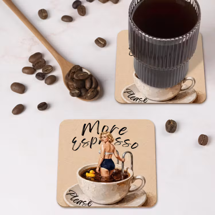 Onderzetter - More espresso - Koffie - Eend — 4