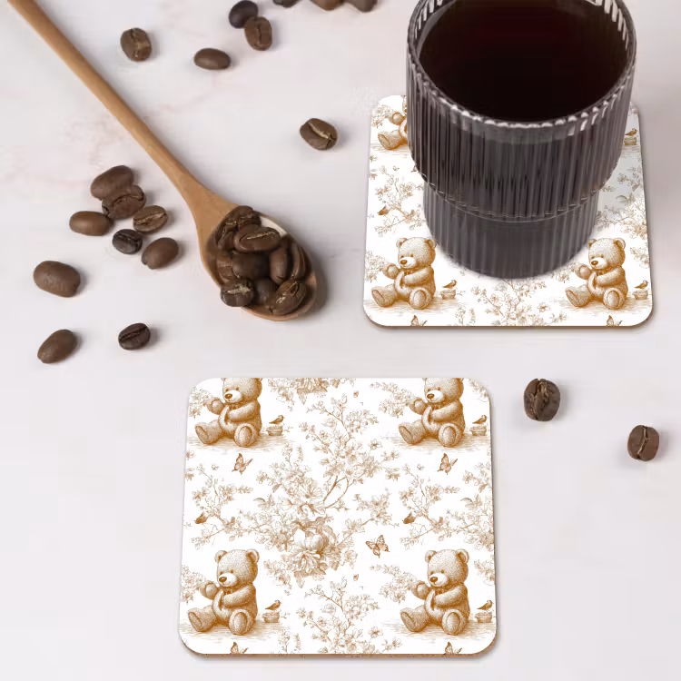 Onderzetter - Beer - Tijdloos - Bruin — 4