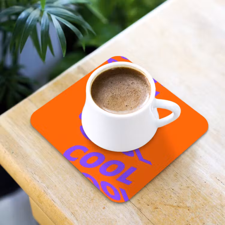 Onderzetter - Cool - Paars - Oranje — 2