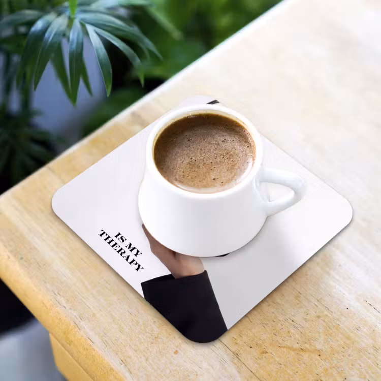 Onderzetter - Koffie - Mok - Kan - Therapie — 2