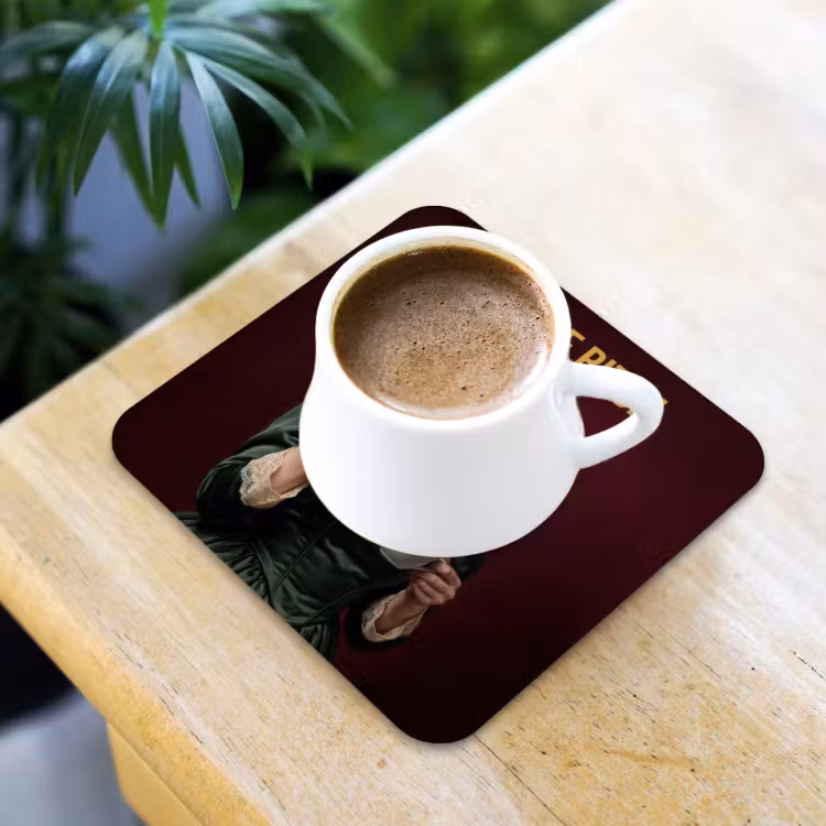 Onderzetter​ - Koffie - Vrouw - Middelvinger — 2