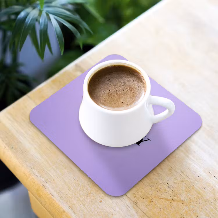 Onderzetter - Maandag - Mok - Koffie - Paars — 2
