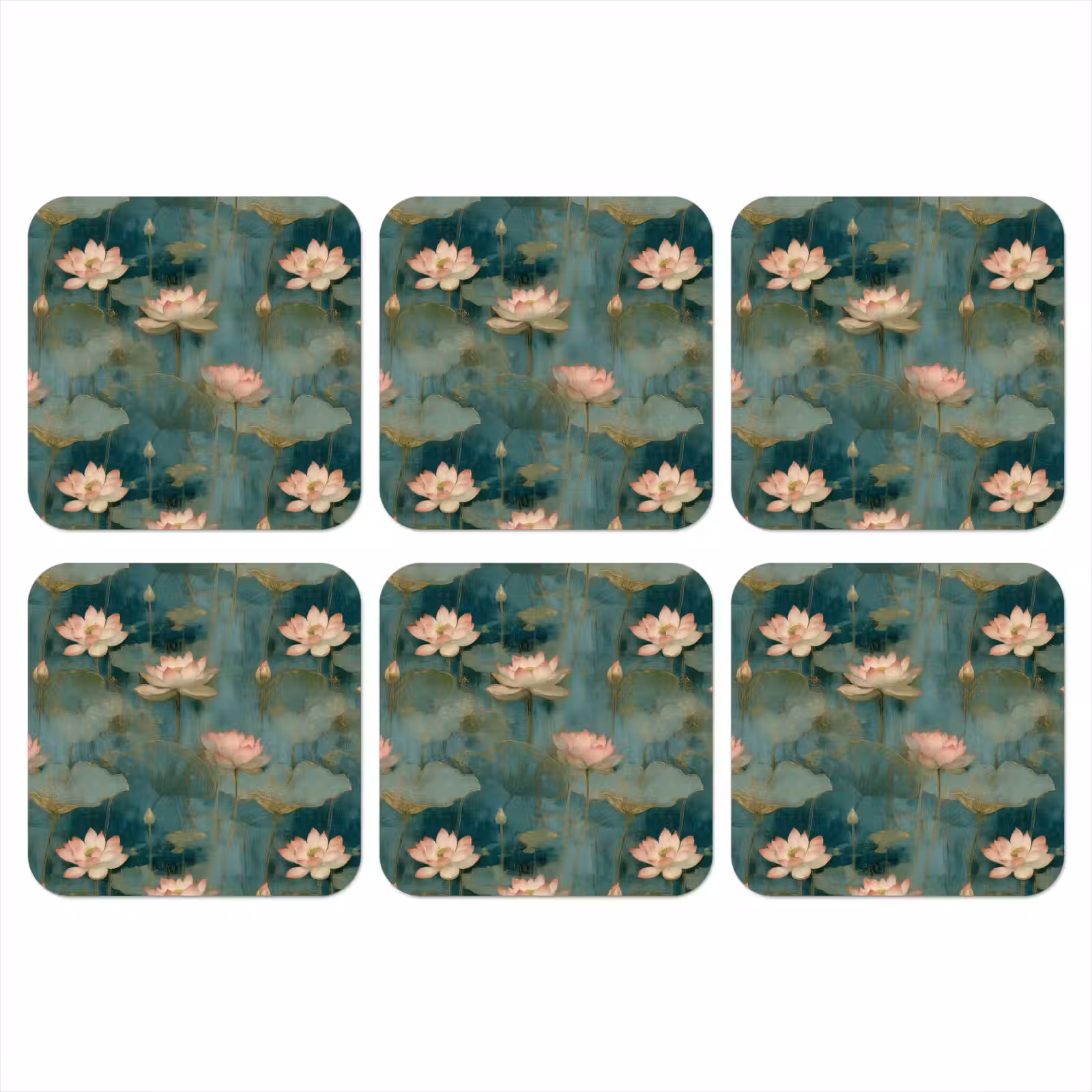 Onderzetter - Botanisch - Bloemen - Roze — 1