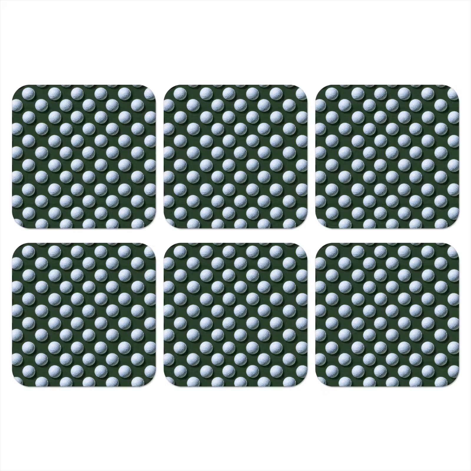 Onderzetter - Ballen - Golf - Groen — 1
