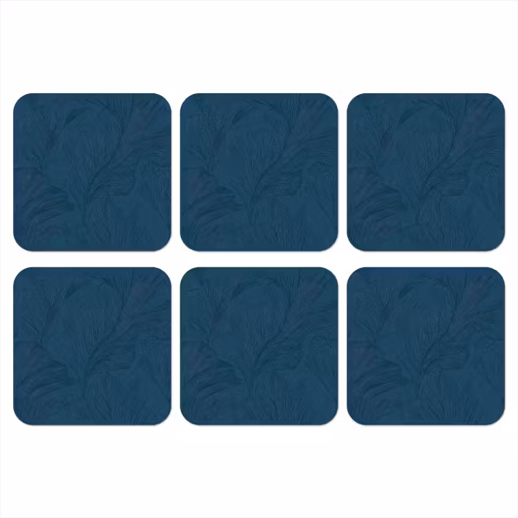 Onderzetter - Abstract - Patroon - Donkerblauw - Elegant — 1
