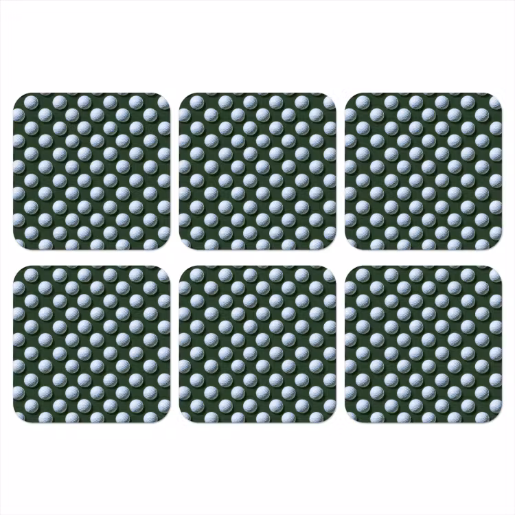 Onderzetter - Ballen - Golf - Groen — 1