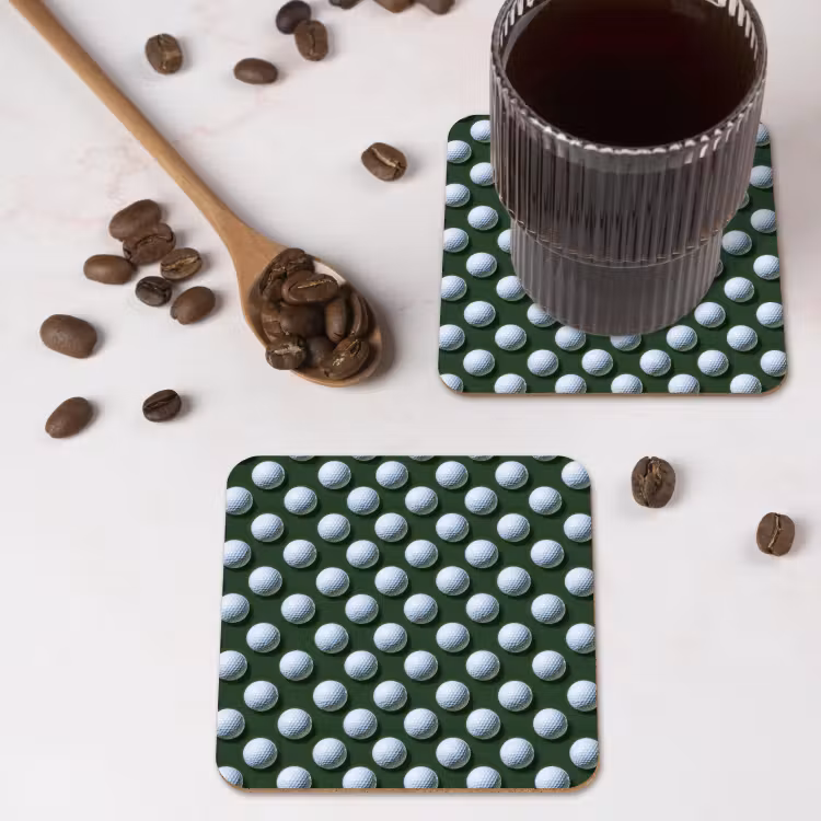 Onderzetter - Ballen - Golf - Groen — 4