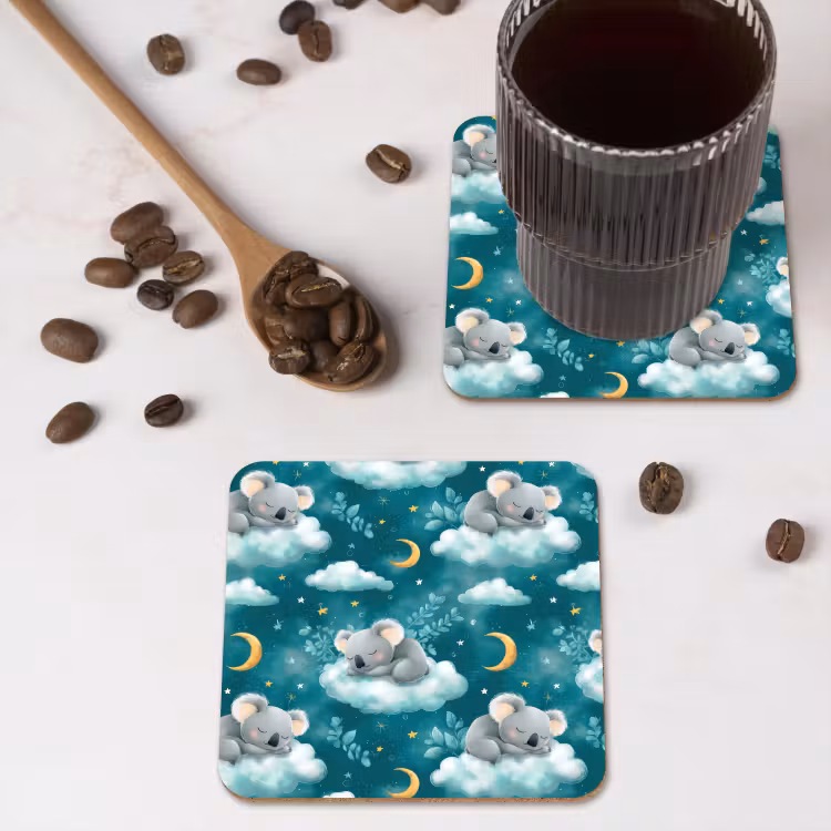 Onderzetter - Koala's - Betoverend - Blauw — 4