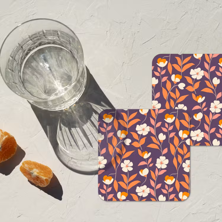 Onderzetter - Boho - Vintage - Paars — 3