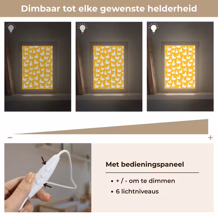 Nachtlampje - Eendjes - Patroon - Geel — 6