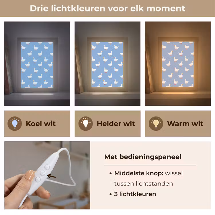 Nachtlampje - Ganzen - Elegant - Blauw — 5