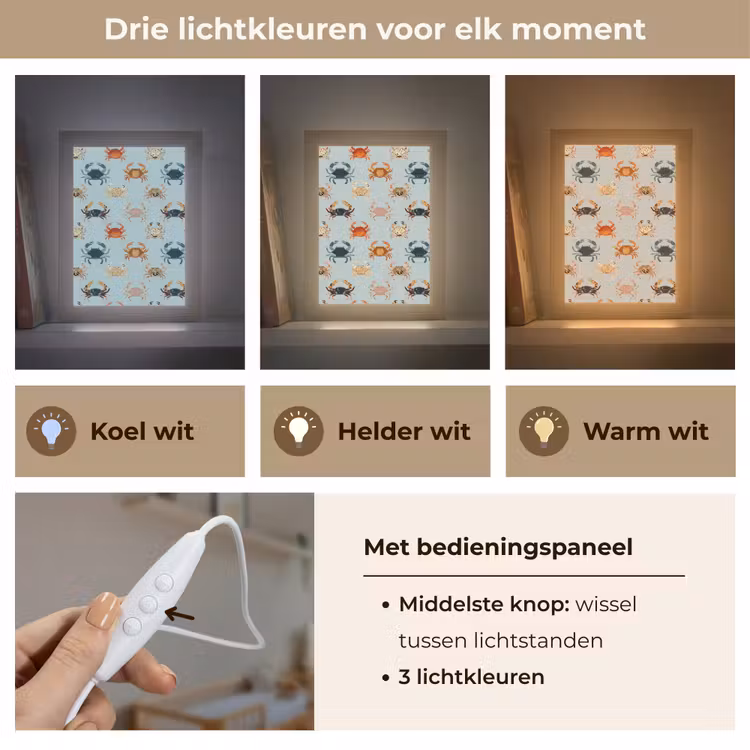Nachtlampje - Krabben - Speels - Kleurrijk — 5