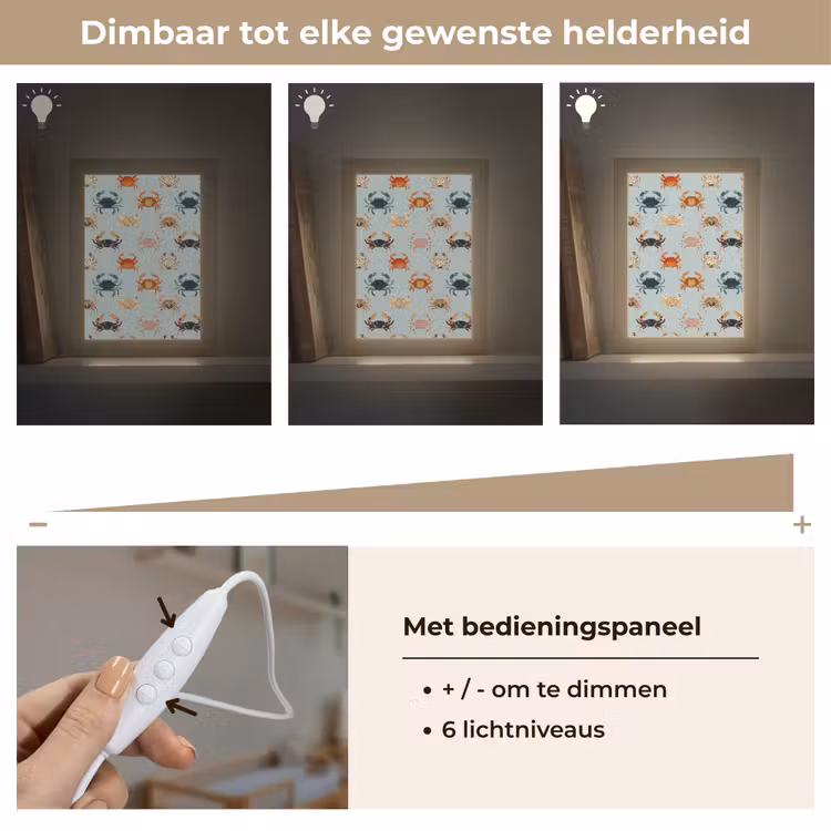 Nachtlampje - Krabben - Speels - Kleurrijk — 6