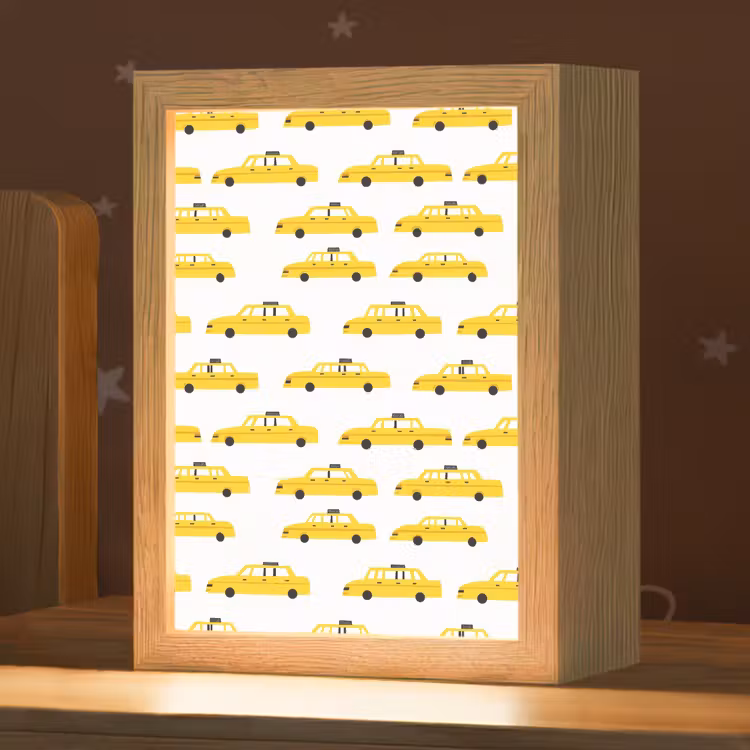 Nachtlampje - Taxi - Iconisch - Geel — 1