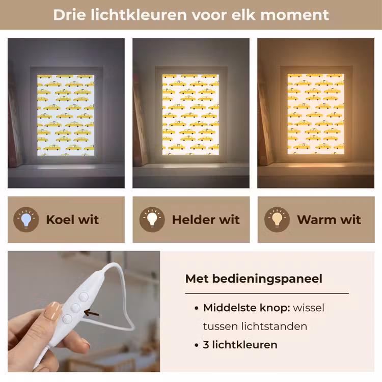 Nachtlampje - Taxi - Iconisch - Geel — 5