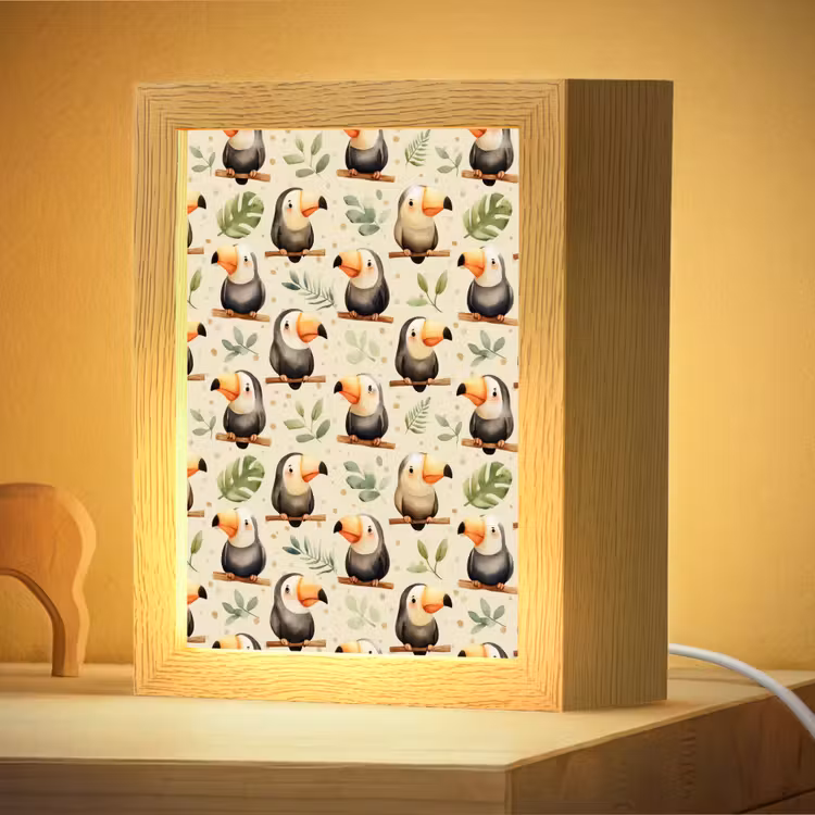 Nachtlampje - Toekans - Exotisch - Kleurrijk — 4