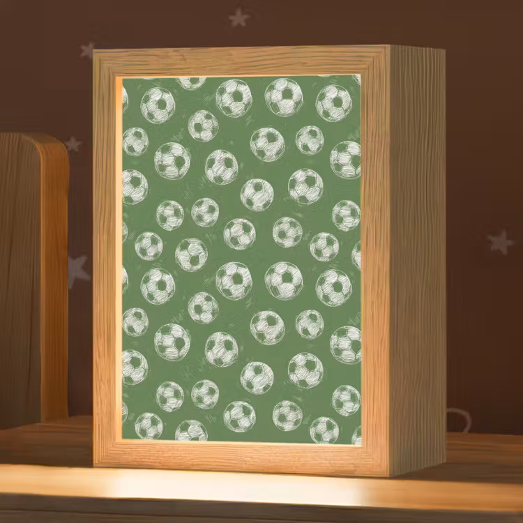 Nachtlampje - Voetbal - Sport - Groen — 1